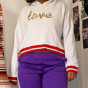 Cropped hoodie